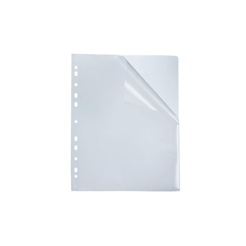 Produktbild för Plastficka sig BANTEX A4 0,12 vit 100/fp