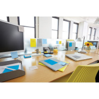 Produktbild för Notes POST-IT kub 76x76mm blå/vit