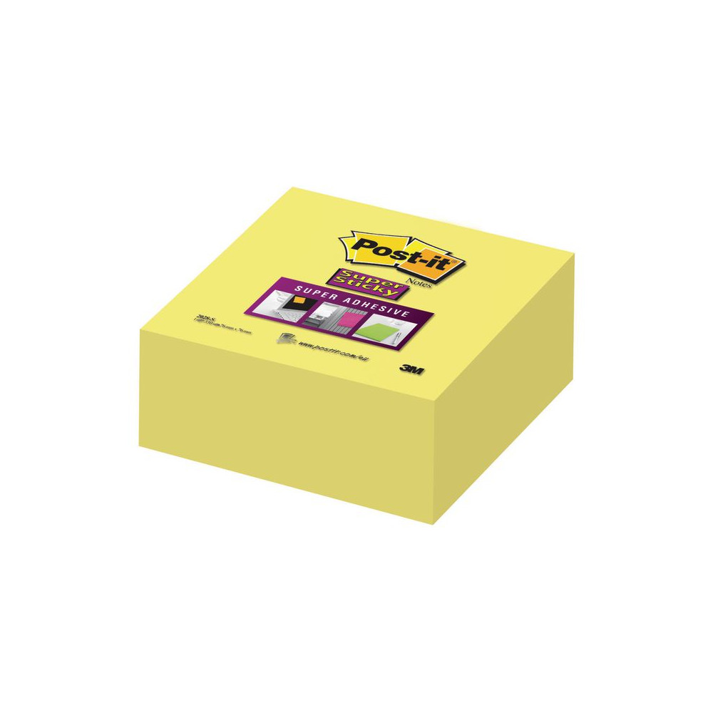 Produktbild för Notes POST-IT SS kub 76x76mm gul