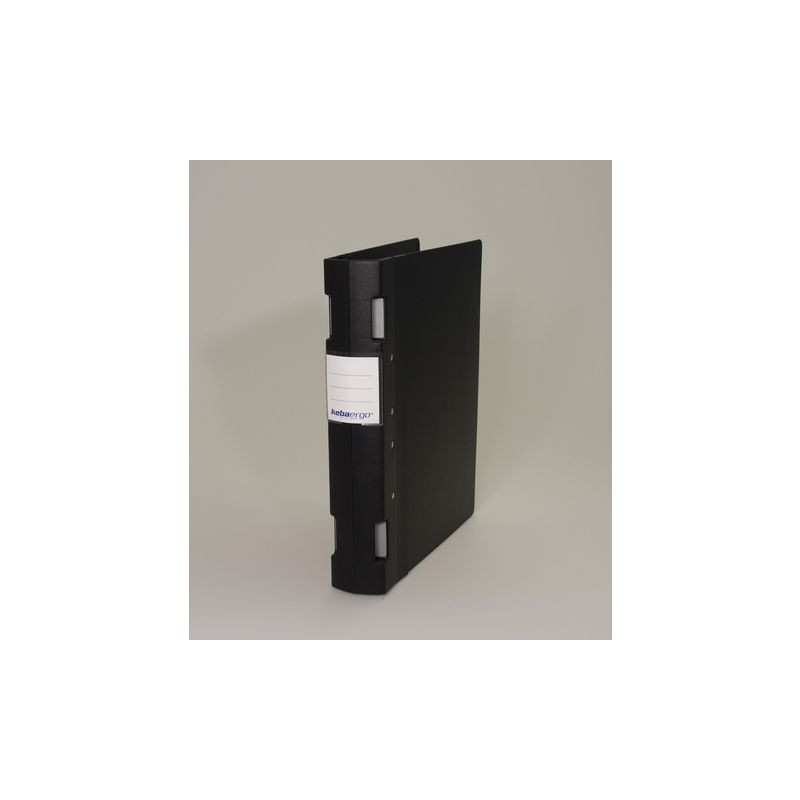 Produktbild för Gaffelpärm KEBAErgo A4 55mm svart/svart