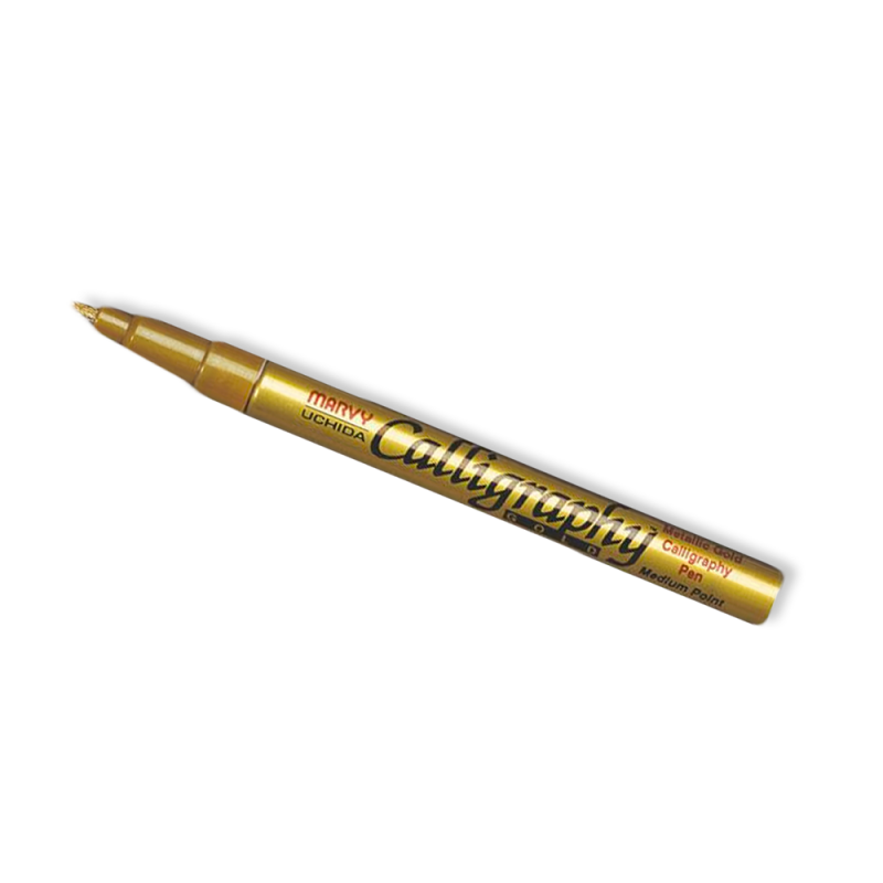 Produktbild för Kalligrafipenna MARVY VF 2,5mm guld