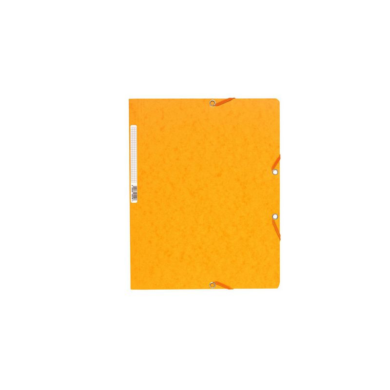 Produktbild för Gummibandsmapp u.kl. EXACOMPTA A4 gul