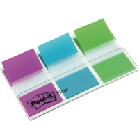 Produktbild för Index POST-IT 25,4x43,2mm 3 färger 60/fp