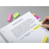 Produktbild för Index POST-IT 15x50mm 5 färger 500/fp
