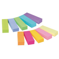 Produktbild för Index POST-IT 15x50mm 5 färger 500/fp