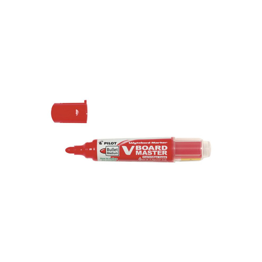 Produktbild för Whiteboardpenna PILOT V Board rund röd