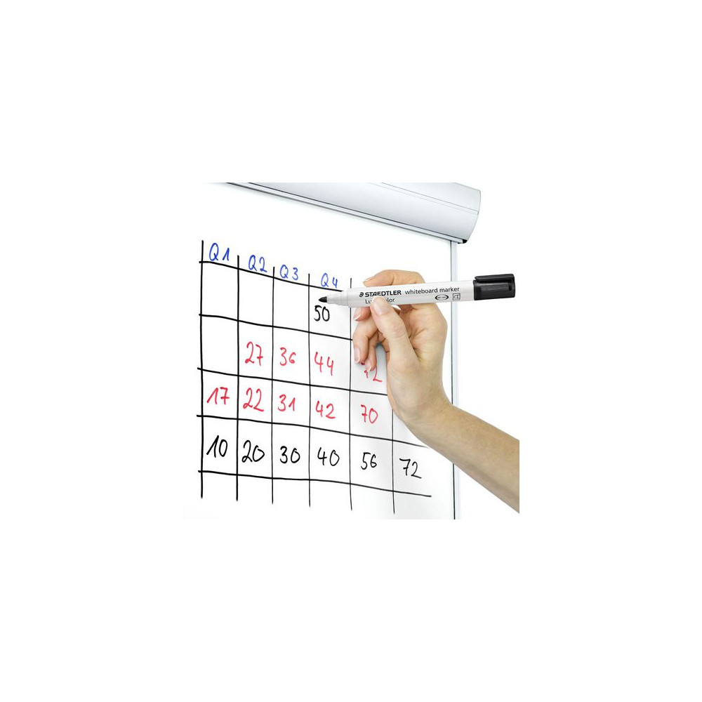 Produktbild för Whiteboardpenna LUMOCOLOR 351 rund svart