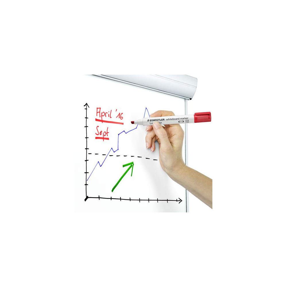 Produktbild för Whiteboardpenna LUMOCOLOR 351B sned 4/fp