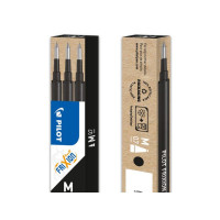 Produktbild för Refill PILOT Frixion 0,7mm svart 3/fp