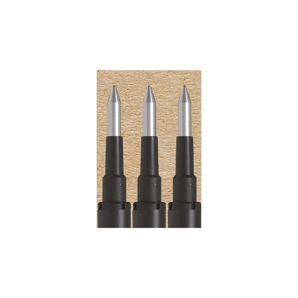 Produktbild för Refill PILOT Frixion 0,7mm svart 3/fp
