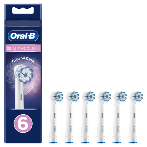 Oral B Borsthuvud Sensitive Clean & Care 2+2+2st