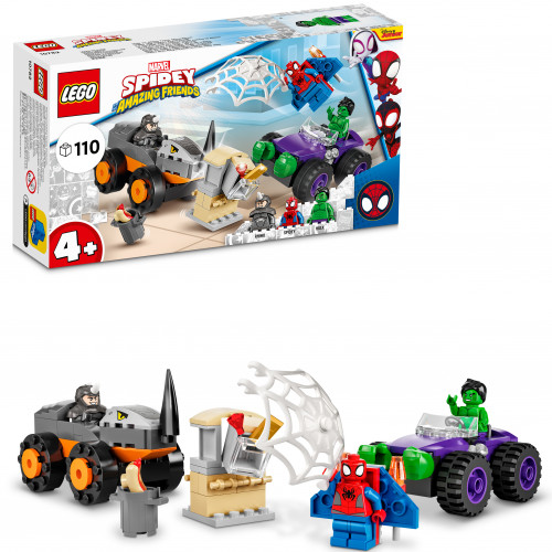 LEGO Marvel - Hulk mot Rhino Trucks