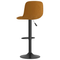 Produktbild för Barstolar 2 st brun sammet