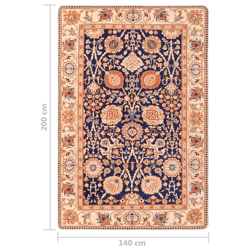 Produktbild för Orientalisk matta flerfärgad 140x200 cm