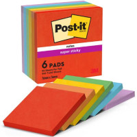Produktbild för Notes POST-IT SS Playful 76x76 6/fp