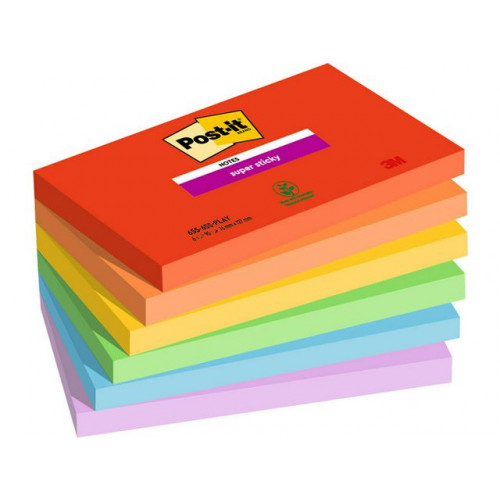 Post-it Notes POST-IT SS Playful 76x127 6/fp