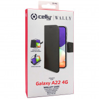 Miniatyr av produktbild för Wallet Case Galaxy A22 4G Svart