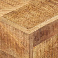 Produktbild för Sidobord 30x30x33 cm grovt mangoträ