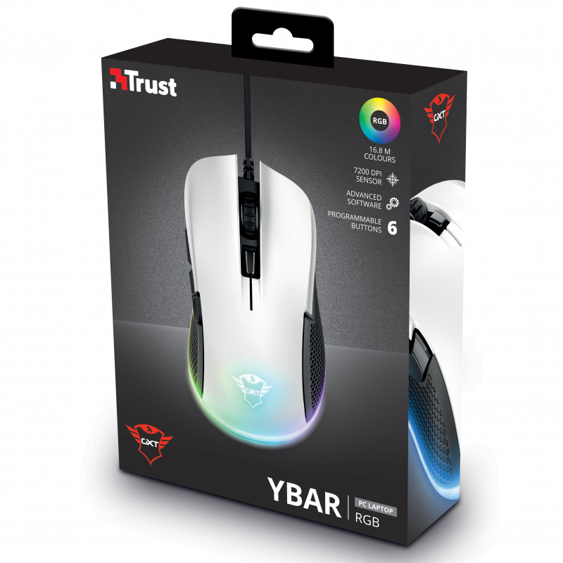 Produktbild för GXT 922W Ybar Gaming Mouse Vit