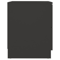 Miniatyr av produktbild för Sängbord svart 40x40x50 cm spånskiva