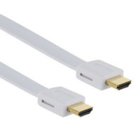 Thomson Kabel HDMI Ethernet Flat Vit 1.5 m
