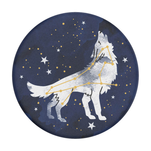 POPSOCKETS Sirius Wolf Removable Grip with Standfunction