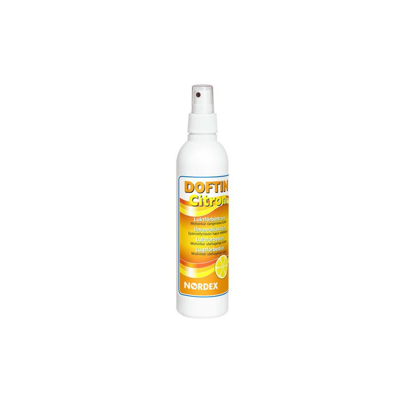 Produktbild för Luktförbättrare Doftin citron spr. 250ml