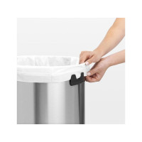 Produktbild för Papperskorg BRABANTIA Push 60L stål