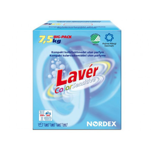 NORDEX Tvättmedel LAVÉR Color Sensitive 7,5kg