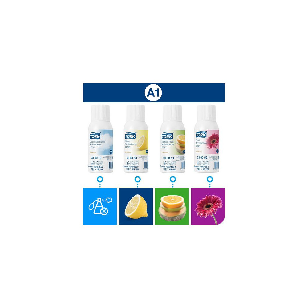 Produktbild för Luktförbättrare TORK A1 Neut. Spray 75ml