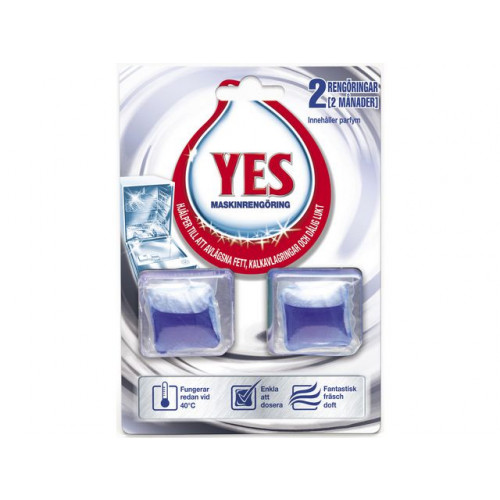 YES (P&G) Diskmaskinsrengöring YES Power Clean 2p