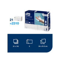 Produktbild för Handduk TORK Pre H2 Xpress 2310/fp