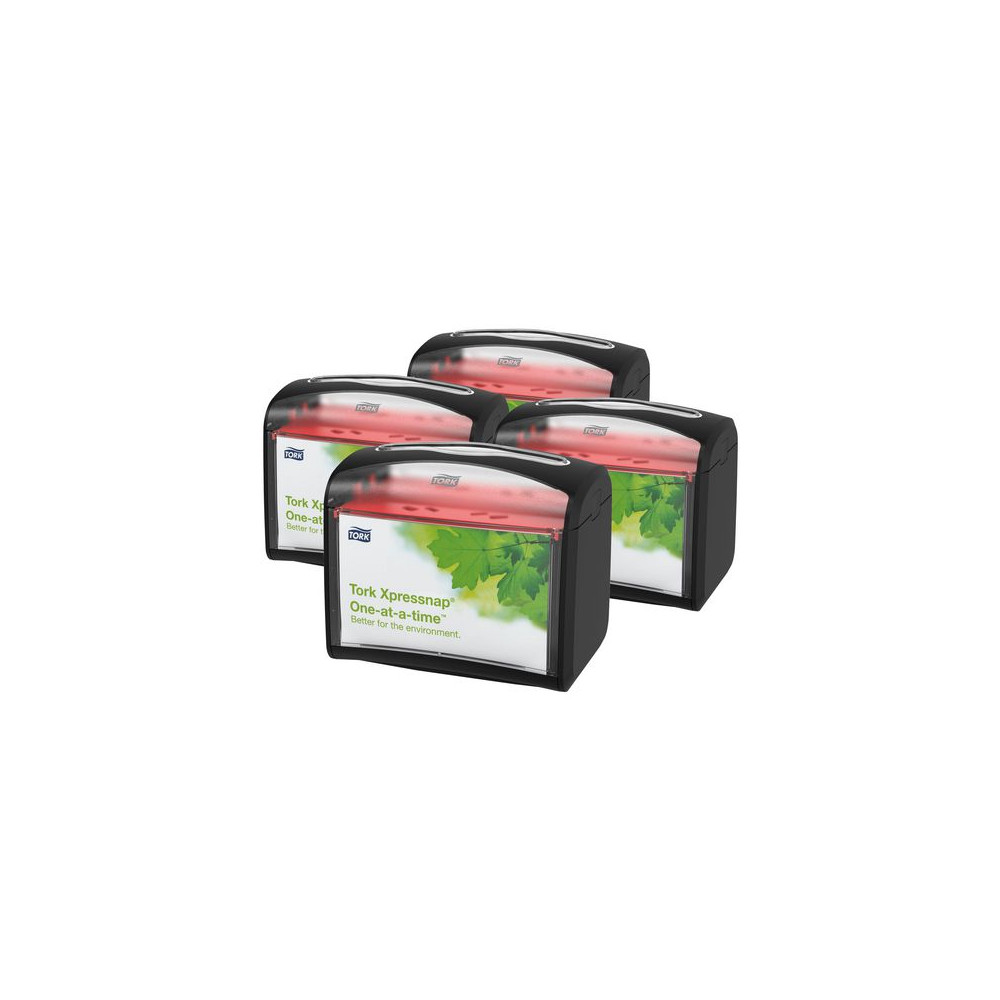 Produktbild för Dispenser TORK N4 Xpressnap S svart