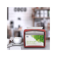 Produktbild för Dispenser TORK N4 Xpressnap S röd