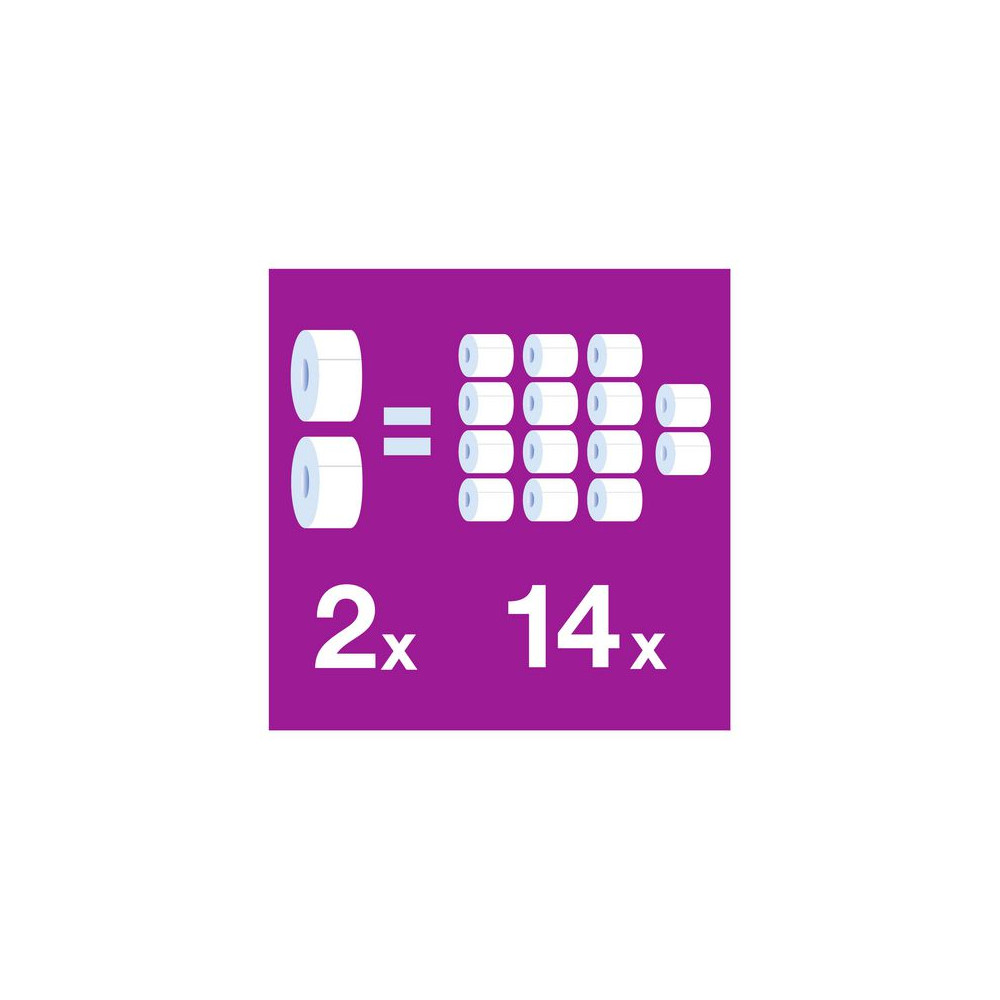 Produktbild för Toalettpapper TORK Uni T2 1-l natur12/fp