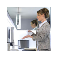 Produktbild för Dispenser TORK H2 Handduk fristå rostfri