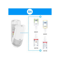 Produktbild för Dispenser TORK S4 Tvål INT Sens. rostf.