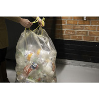 Produktbild för Plastsäck LD R100% Drawstr 125L tra25/rl