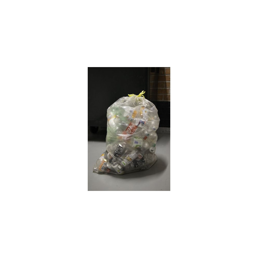 Produktbild för Plastsäck LD R100% Drawstr 125L tra25/rl