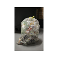 Produktbild för Plastsäck LD R100% Drawstr 125L tra25/rl