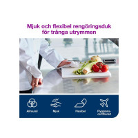 Produktbild för Rengöringsduk TORK Pre W8 Mjuk 55/fp