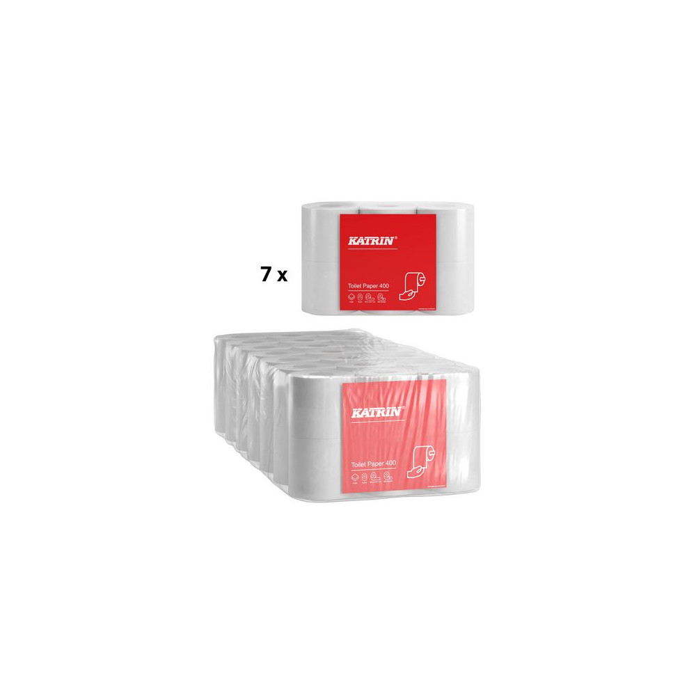 Produktbild för Toalettpapper KATRIN 400 42/fp