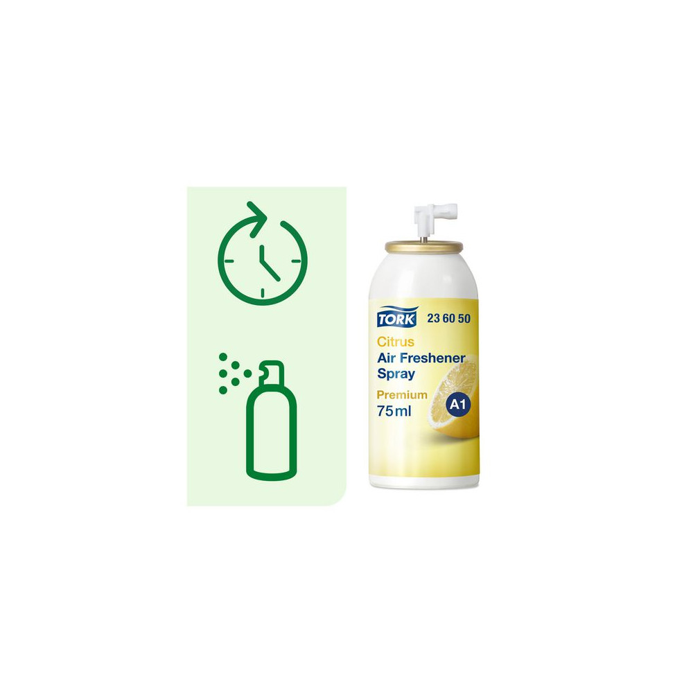 Produktbild för Luktförbättrare TORK A1 CitronSpray 75ml