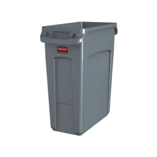 Rubbermaid Papperskorg Slim Jim 60L grå