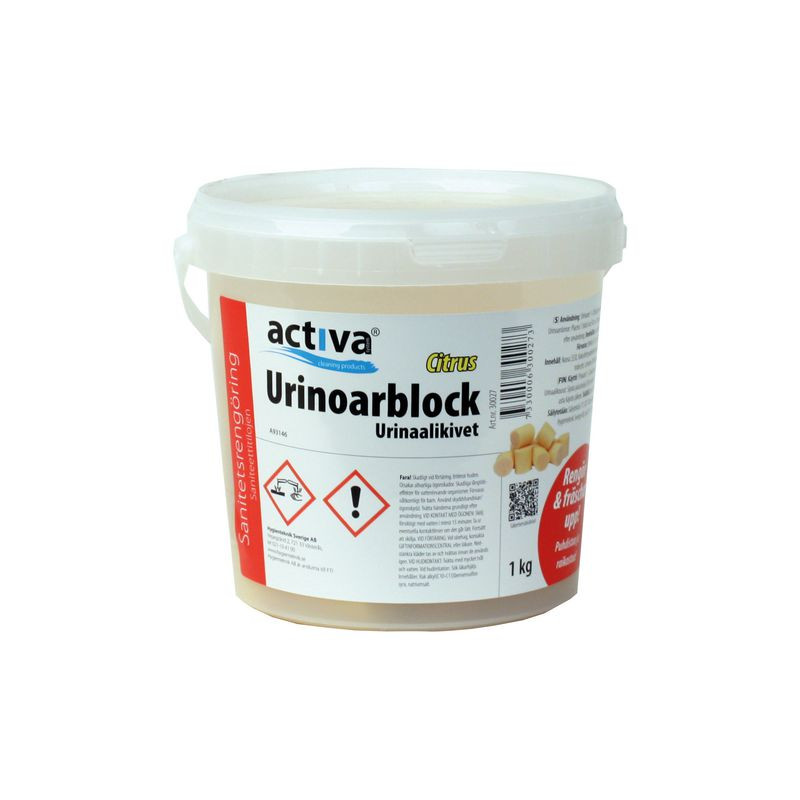 Produktbild för Urinoarblock ACTIVA Citron (ca 50st) 1kg