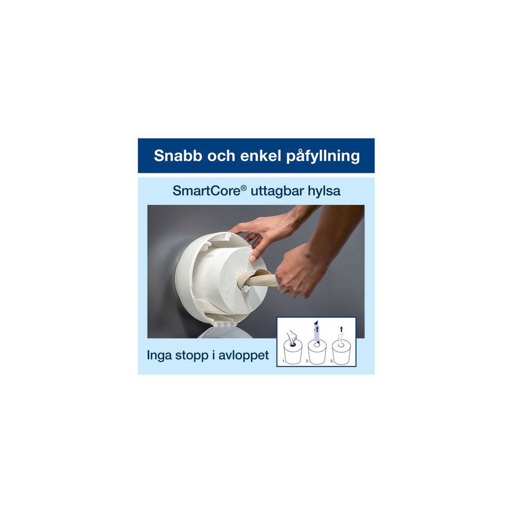 Produktbild för Toalettpapper TORK Adv T9 2-lag 12/fp
