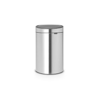 Produktbild för Papperskorg BRABANTIA Touch Bin 40L matt