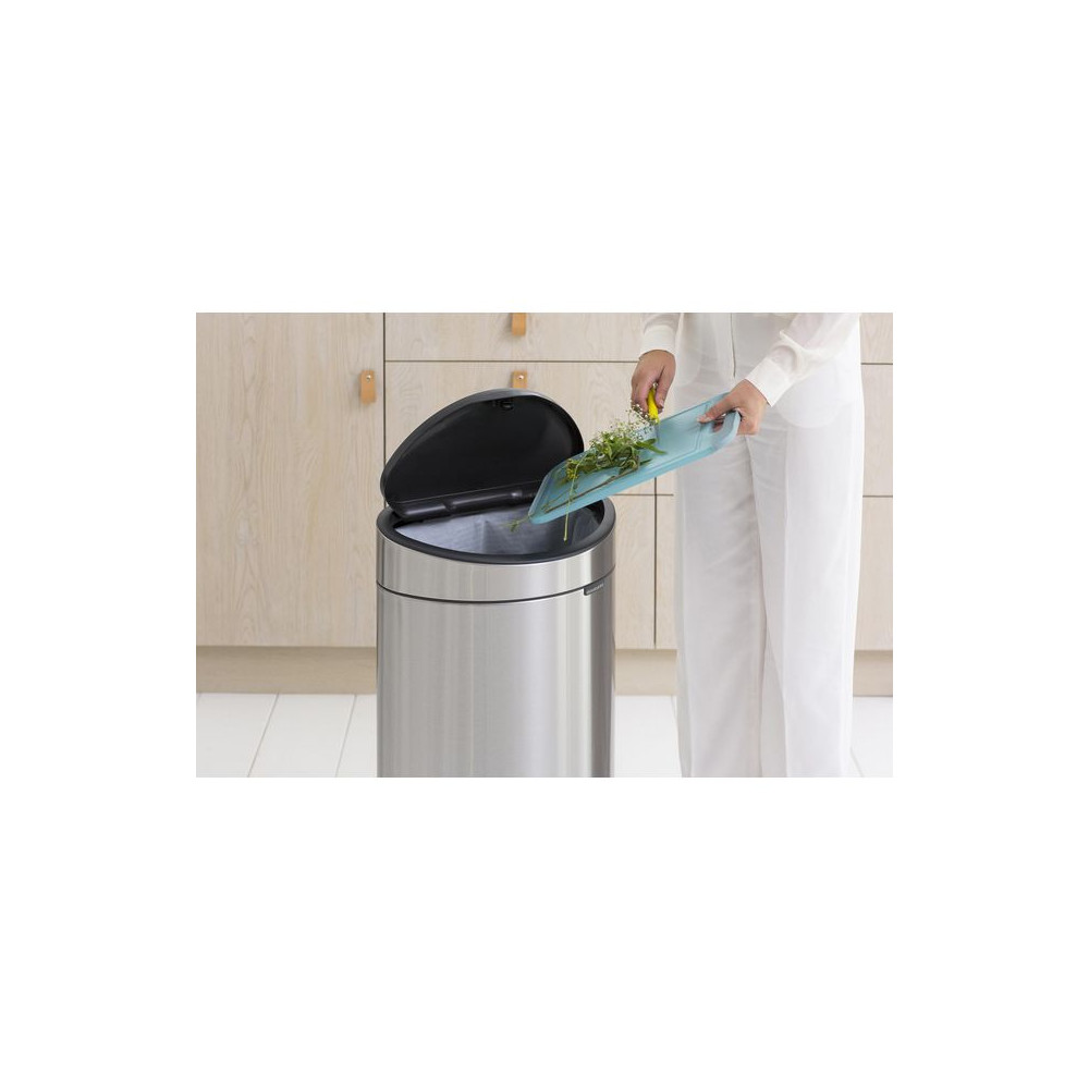 Produktbild för Papperskorg BRABANTIA Touch Bin 40L matt
