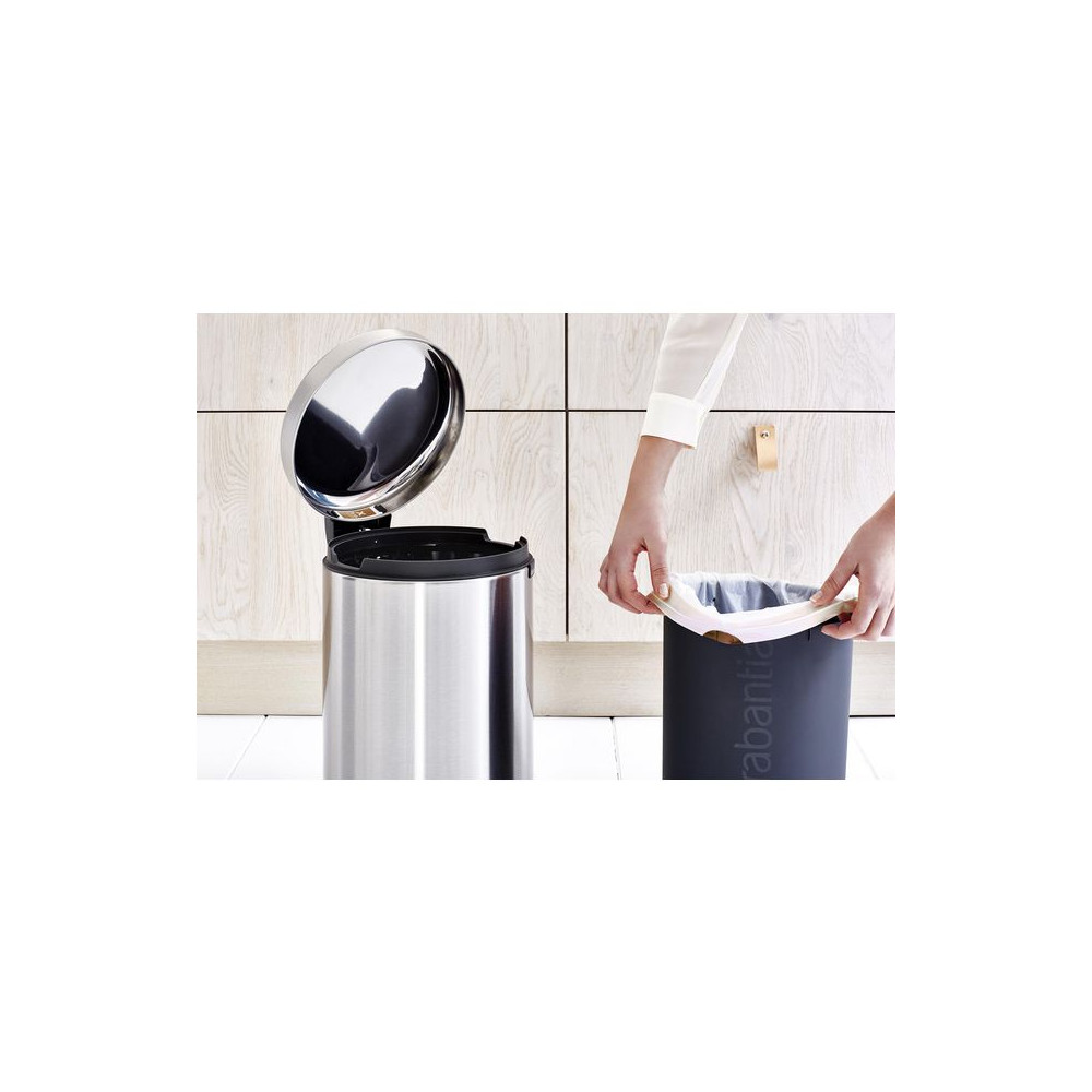 Produktbild för Papperskorg BRABANTIA NewIcon 12L matt