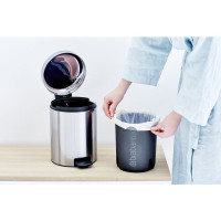 Produktbild för Papperskorg BRABANTIA NewIcon 5L matt